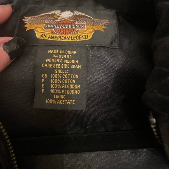 Harley Velvet vest size med - Picture 2 of 7